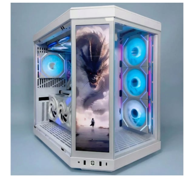 HYTEFIRE Nexus (Intel Core i7-14700F, RTX 5070 12GB GPU, 32GB DDR5 RAM) - Gaming PC Component | High Performance Hardware