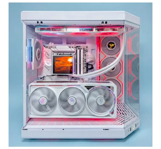 HYTEFIRE DualWeilder (Ryzen 7 9800X3D, RTX 5090 32GB GPU, 64 GB DDR5 RAM)