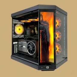 HYTEFIRE Dominion (Ryzen 9 9950X3D, RTX 5090 32GB GPU, 96GB DDR5 RAM)