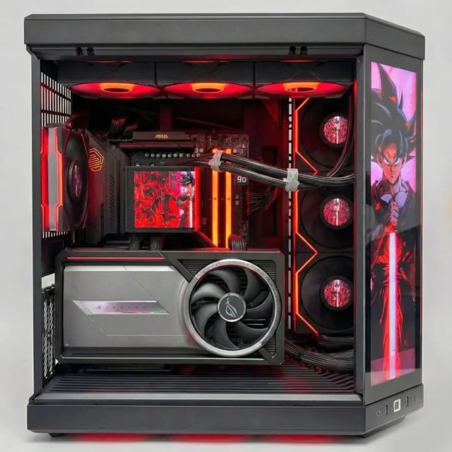 HYTEFIRE Vantix (Ryzen 7 9800X3D, RTX 5090 32GB GPU, 64GB DDR5 RAM) - Gaming PC Component | High Performance Hardware