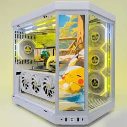 HYTEFIRE Polaris (Ryzen 7 9800X3D, RTX 5080 16GB GPU, 64GB DDR5 RAM)