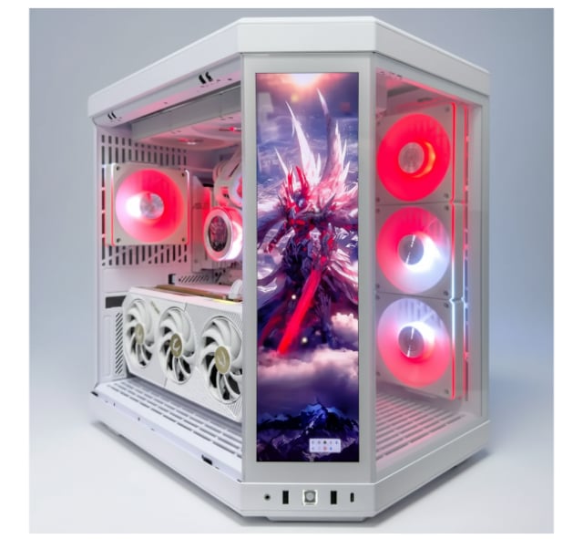 HYTEFIRE Kinetic (Ryzen 7 9800X3D, RTX 5080 16GB GPU, 64GB DDR5 RAM) - Gaming PC Component | High Performance Hardware