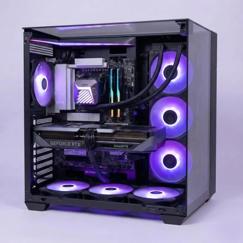 XIGMA Aquion (Ryzen 9 9950X3D, RTX 5070 12GB GPU, 32GB DDR5 RAM)