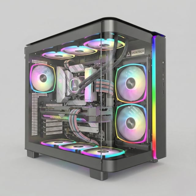 MONARCH Imperium (Ryzen 7 9800X3D, RTX 5090 32GB GPU, 32GB DDR5 RAM) - Gaming PC Component | High Performance Hardware