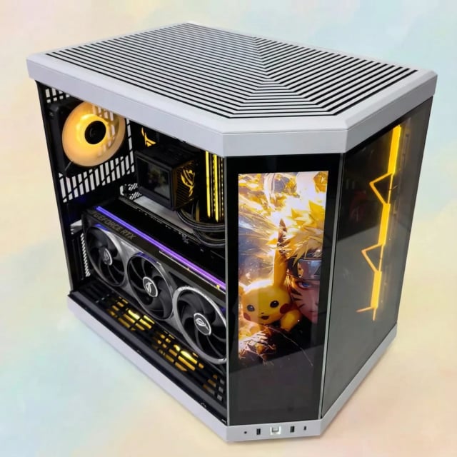 HYTEFIRE Singularity (Ryzen 9 9950X3D, RTX 5090 32GB GPU, 96GB DDR5 RAM) - Gaming PC Component | High Performance Hardware