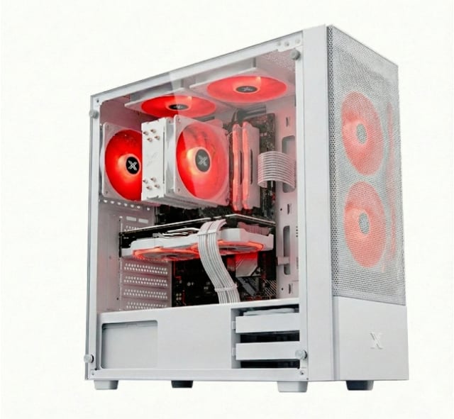 Silicon Phoenix (AMD Ryzen™ 7 7800X3D , RTX™ 5060 8GB GDDR7 OC Edition, RGB 32GB 16x2 DDR5 6800 MHZ) - Pre-Built Gaming PC | Custom Gaming Computer