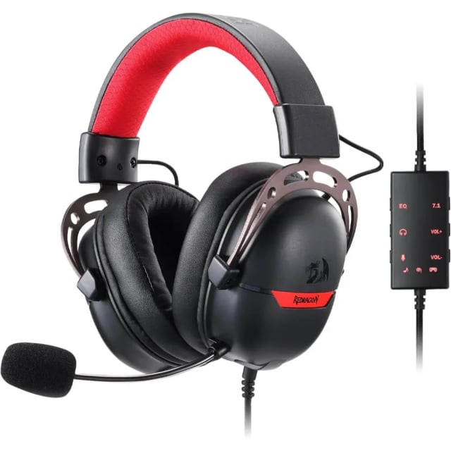 Redragon Aurora H376BR Gaming Headset - Gaming PC Component | High Performance Hardware
