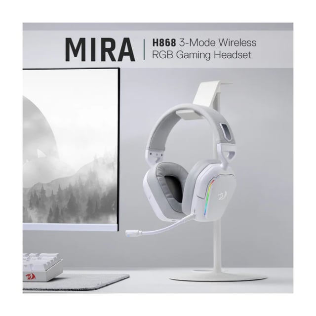 Redragon MIRA H868 White - Gaming PC Component | High Performance Hardware