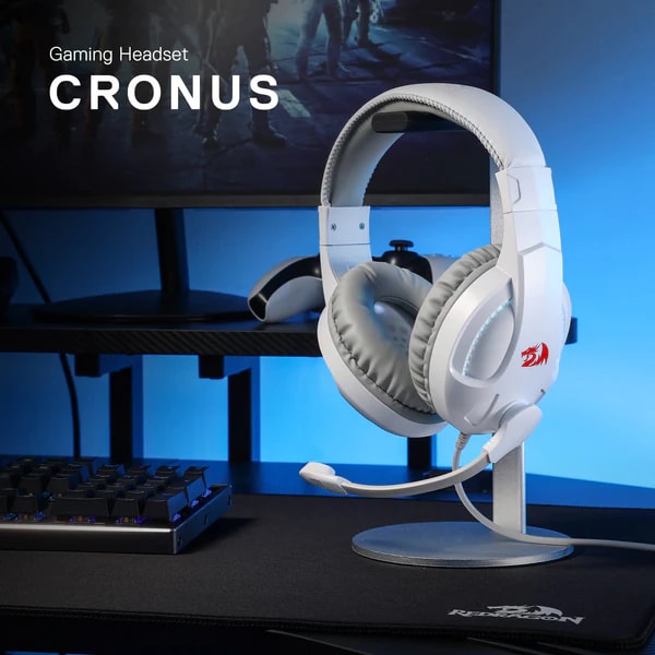 Redragon H211 CRONUS RGB Wired Gaming Headset White