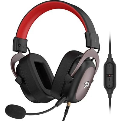 Redragon H510-1 ZEUS 2 Wired Gaming Headset - Gaming PC Component | High Performance Hardware