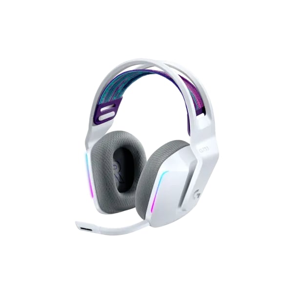 Logitech G733 LIGHTSPEED Wireless Gaming Headset White - Gaming PC Component | High Performance Hardware