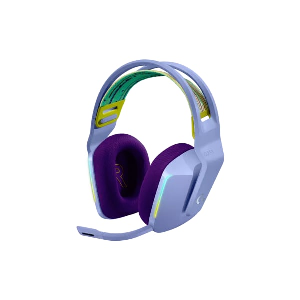 Logitech G733 LIGHTSPEED Wireless Gaming Headset Lilac - Gaming PC Component | High Performance Hardware