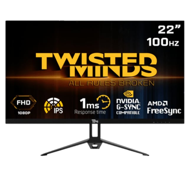 Twisted Minds TM22FHD100IPS - Gaming Monitor | QHD (2560 x 1440) 144Hz 27 inches