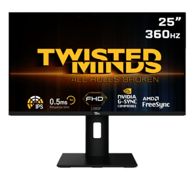 Twisted Minds TM25BFI - Gaming Monitor | QHD (2560 x 1440) 144Hz 27 inches
