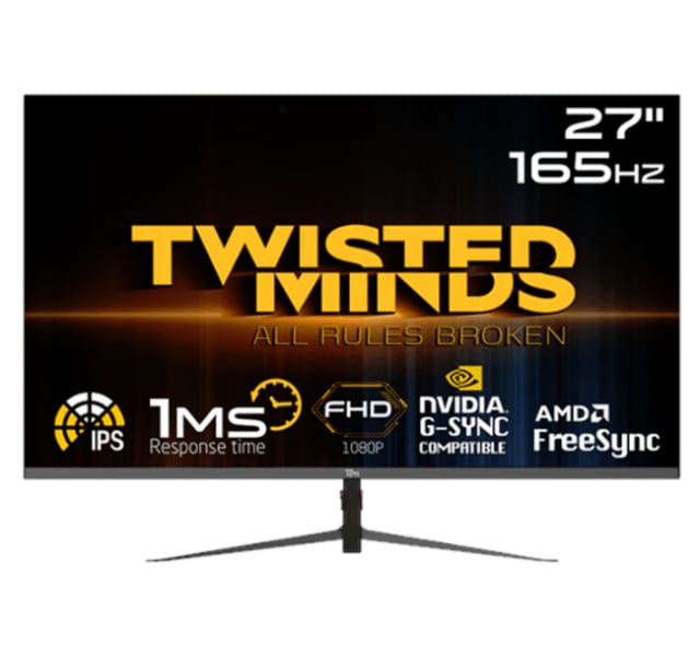 Twisted Minds TM27DFI - Gaming Monitor | QHD (2560 x 1440) 144Hz 27 inches