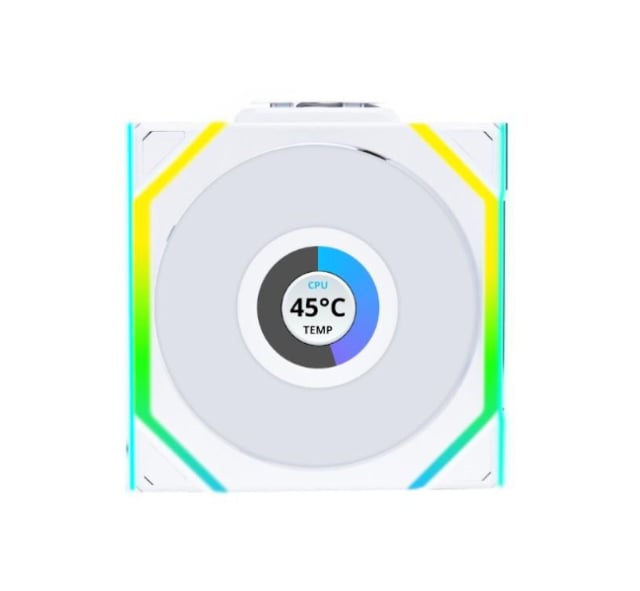 Lian Li UNI FAN SL Wireless 120 White (1pc) - Gaming PC Component | High Performance Hardware