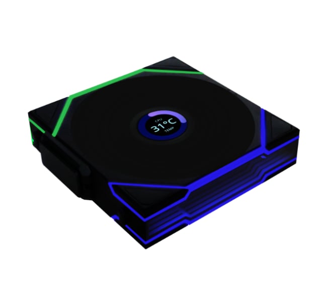 Lian Li UNI FAN SL Wireless Reverse 120 Black (1pc) - Gaming PC Component | High Performance Hardware