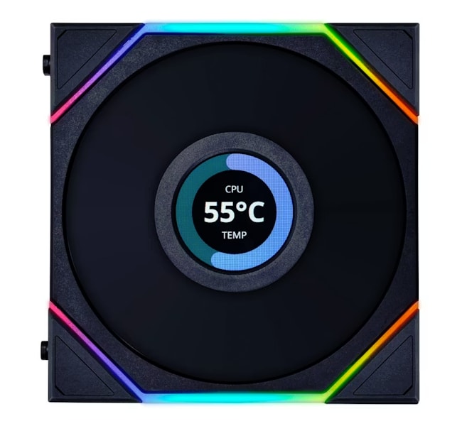 Lian Li UNI FAN TL-LCD Wireless 120 Black (1pc)