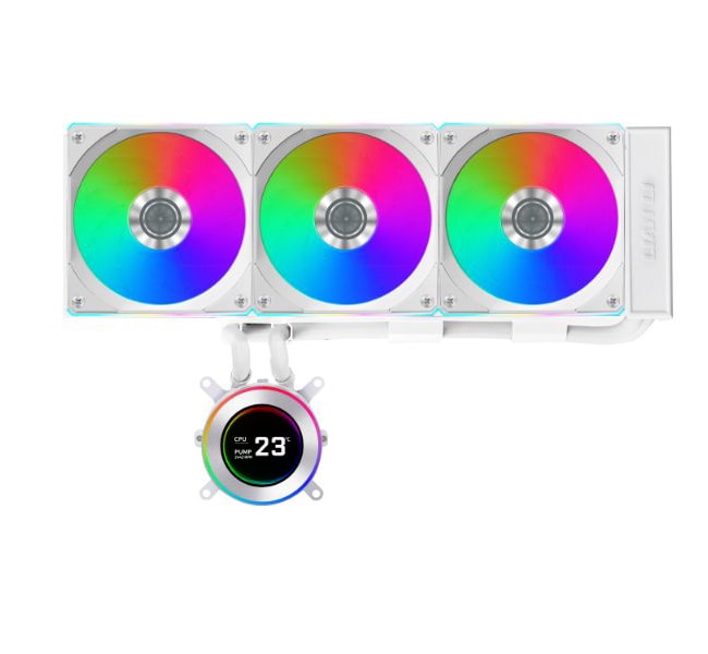 Lian li UNI FAN Hydro-Shift AIO LCD 360 White