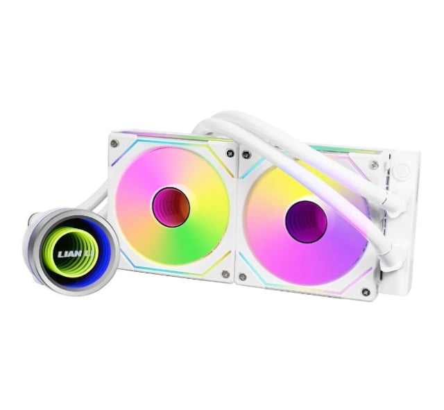 Lian Li AIO with SL-Infinity FAN GA II Trinity 240 SL-Inf White - Gaming PC Component | High Performance Hardware
