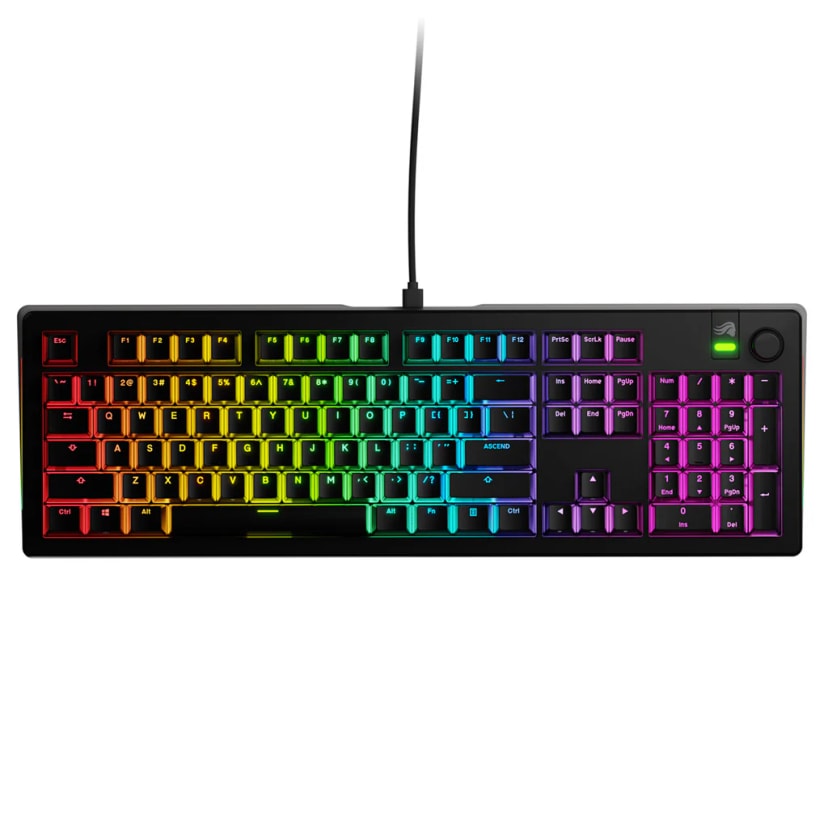 Glorious GMMK 3 100% Prebuilt Wired Mechanical Gaming Keyboard Arabic - Black