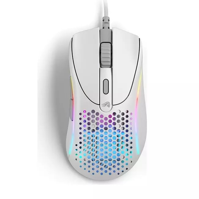 Glorious Model DV2 Wired RGB Gaming Mouse - White