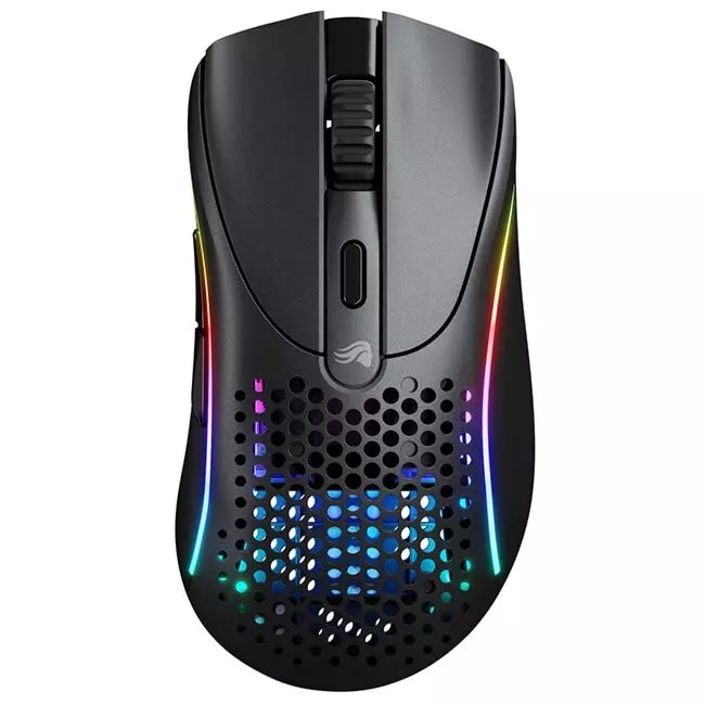 Glorious Model D 2 Wireless Optical RGB Gaming Mouse - Black