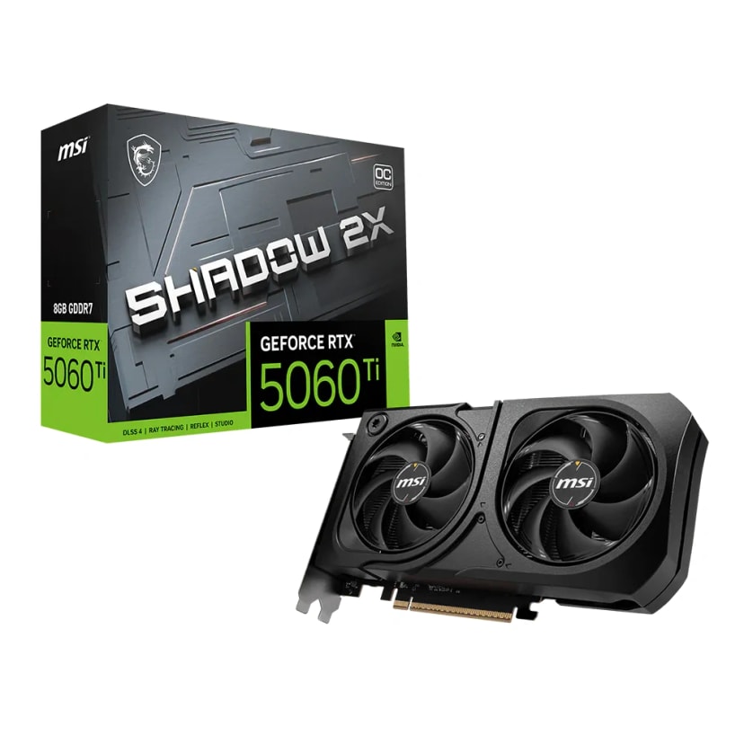 MSI GeForce RTX™ 5060 Ti 8G SHADOW 2X OC PLUS