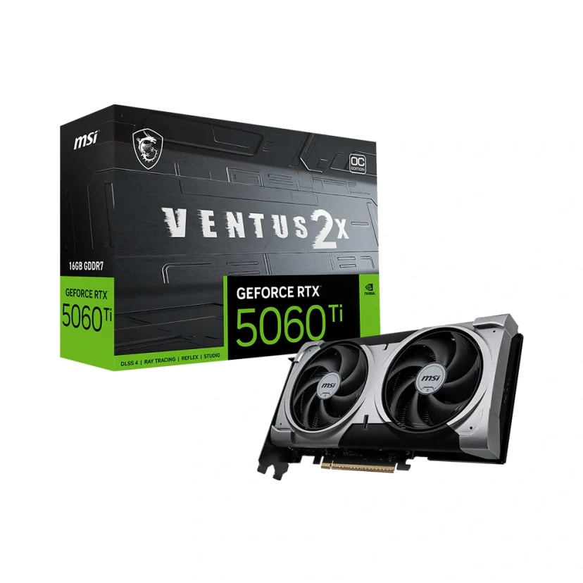 MSI GeForce RTX™ 5060 Ti 16G VENTUS 2X OC PLUS