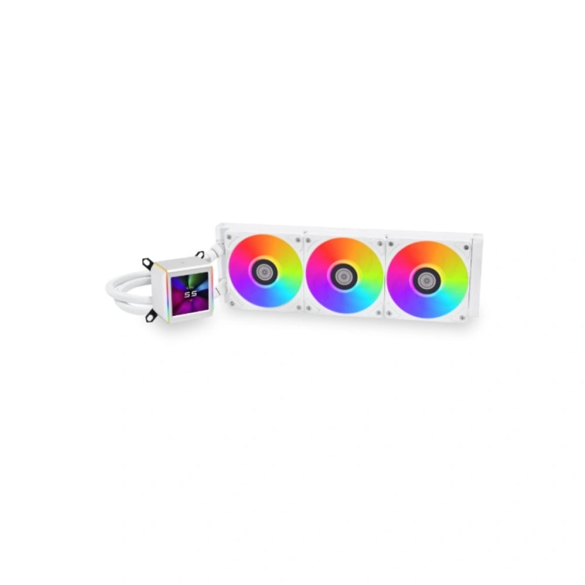 Lian Li Galahad II Lcd Argb 360mm Cpu Liquid Cooler White
