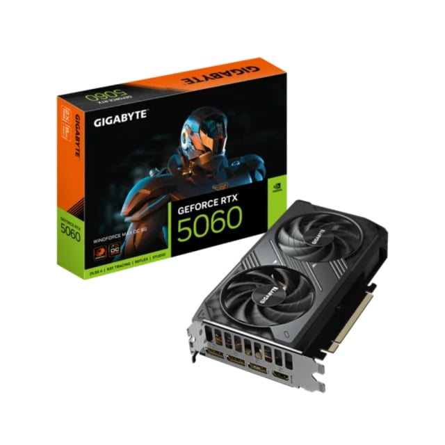 GeForce RTX™ 5060 WINDFORCE 8G - Gaming PC Component | High Performance Hardware