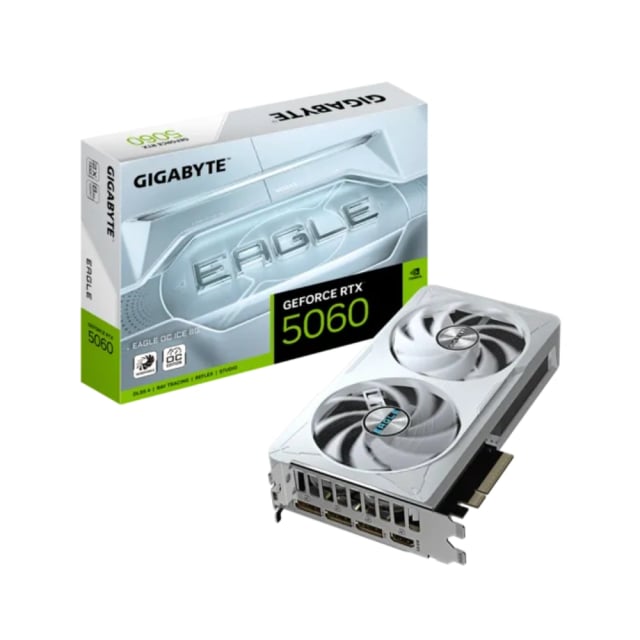 GeForce RTX™ 5060 EAGLE OC ICE 8G - Gaming PC Component | High Performance Hardware