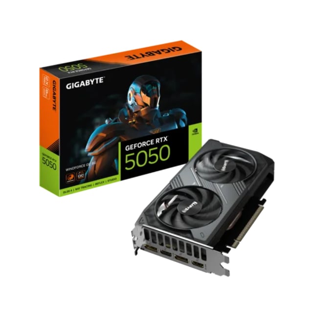 GIGABYTE GeForce RTX™ 5050 WINDFORCE OC 8G - Gaming PC Component | High Performance Hardware