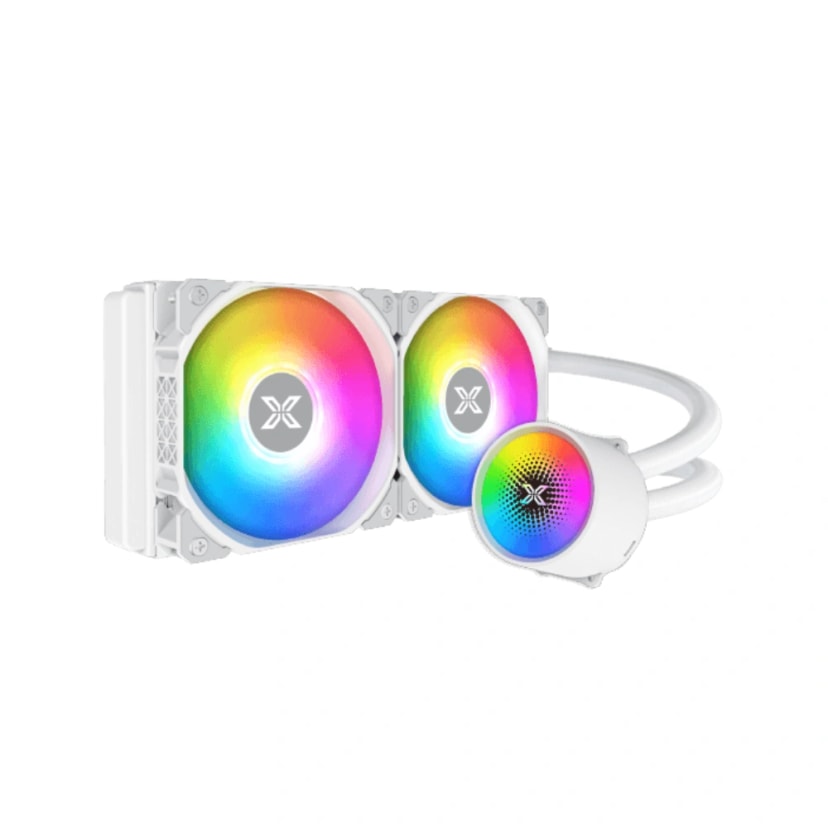 Liquid Killer X Arctic 240 (AIO Liquid Cooler, New X logo ARGB Pump Head, 2x120mm ARGB Fan, Plastic Steel Backpanel)