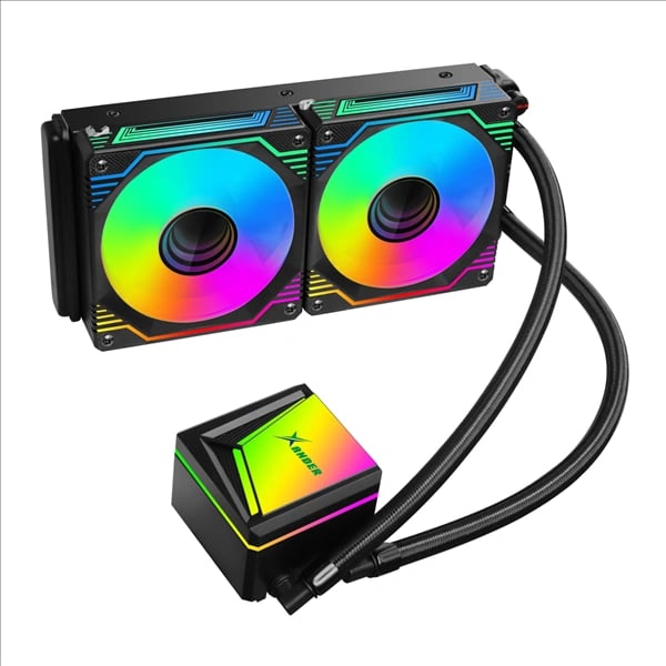 XANDER WATERWHEEL Pro 240 Black - Gaming PC Component | High Performance Hardware