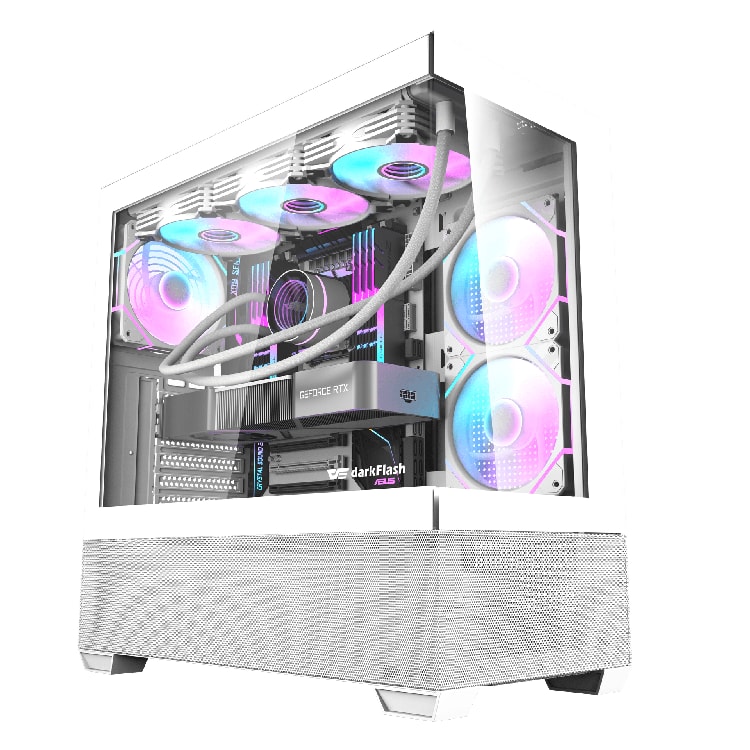 DARKFLASH DS900 Air ATX PC Case White