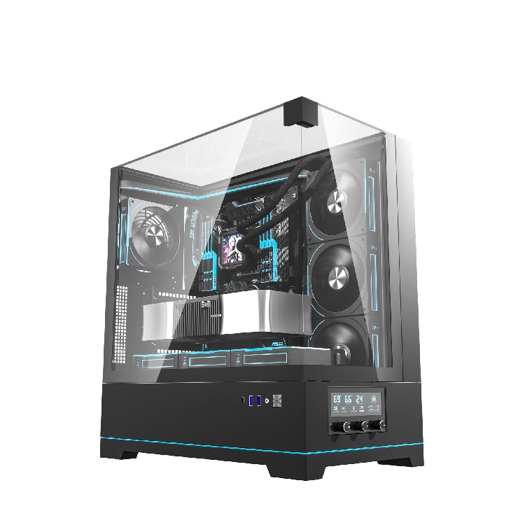 DARKFLASH DY450 Pro ATX PC Case Black