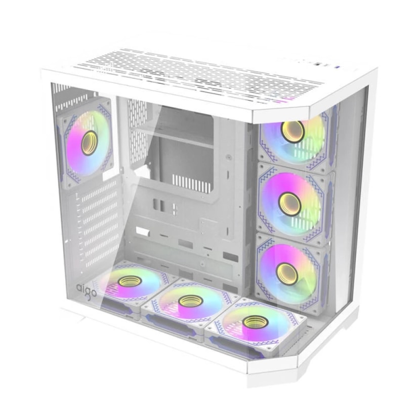DARKFLASH FT418 PRO ATX PC Case White