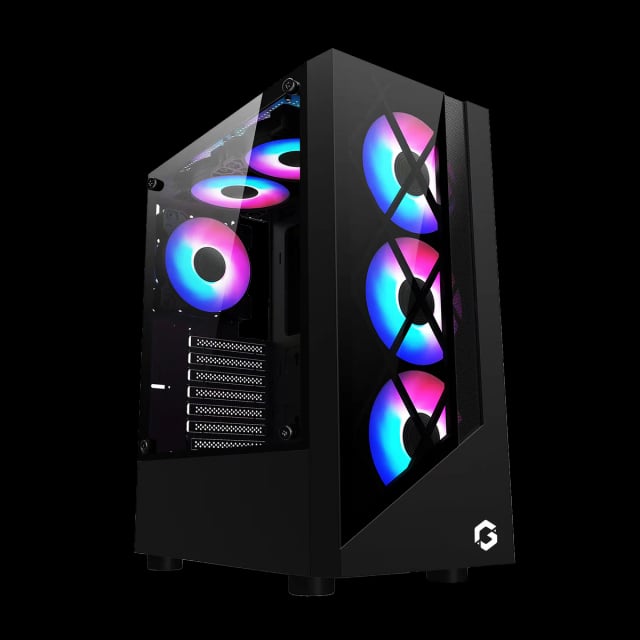 GAMEON TRIDENT II G-Series Mid Tower Gaming Case - Gaming PC Component | High Performance Hardware