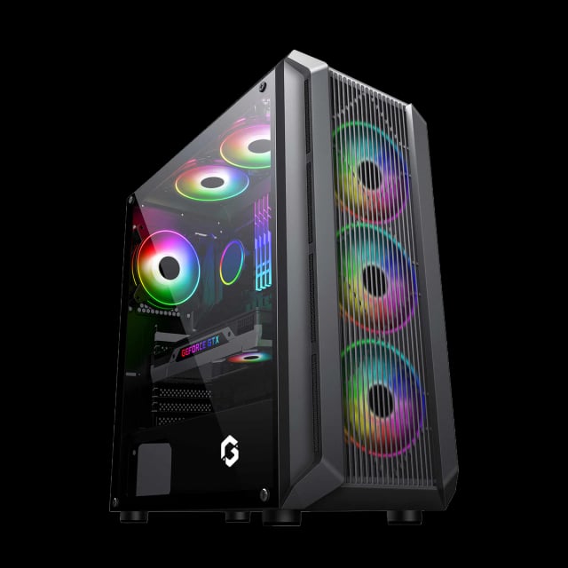 GAMEON TRIDENT II S-Series Mid Tower Gaming Case - Gaming PC Component | High Performance Hardware