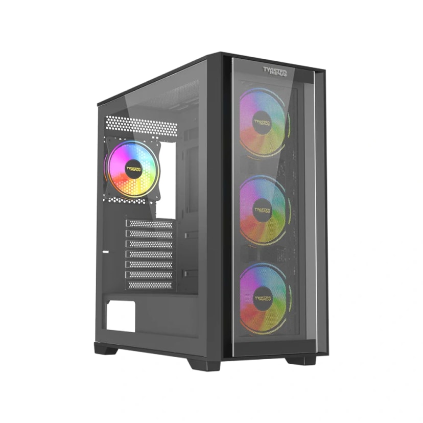 Twisted Minds Storm Rider - 04 Mid Tower Gaming Case - Black
