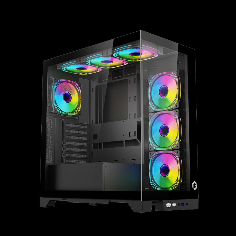 GAMEON Emperor Midnight IV Series Mid Tower Gaming Case - Black