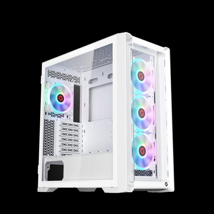 GAMEON Vortex Arctic Series Mid Tower Gaming Case - White