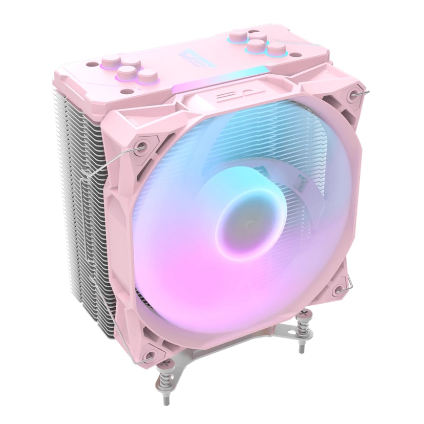 Darkflash Ellsworth S11 Pro Air CPU Cooler, 1800 RPM Fan Speed, 28 dBA (Max), 4* Copper Heat Pipes, 2.12mm H2O, Supports Latest INTEL 1700,115x,1200,1366,17xx, 20xx(v3) and AMD4, AM5