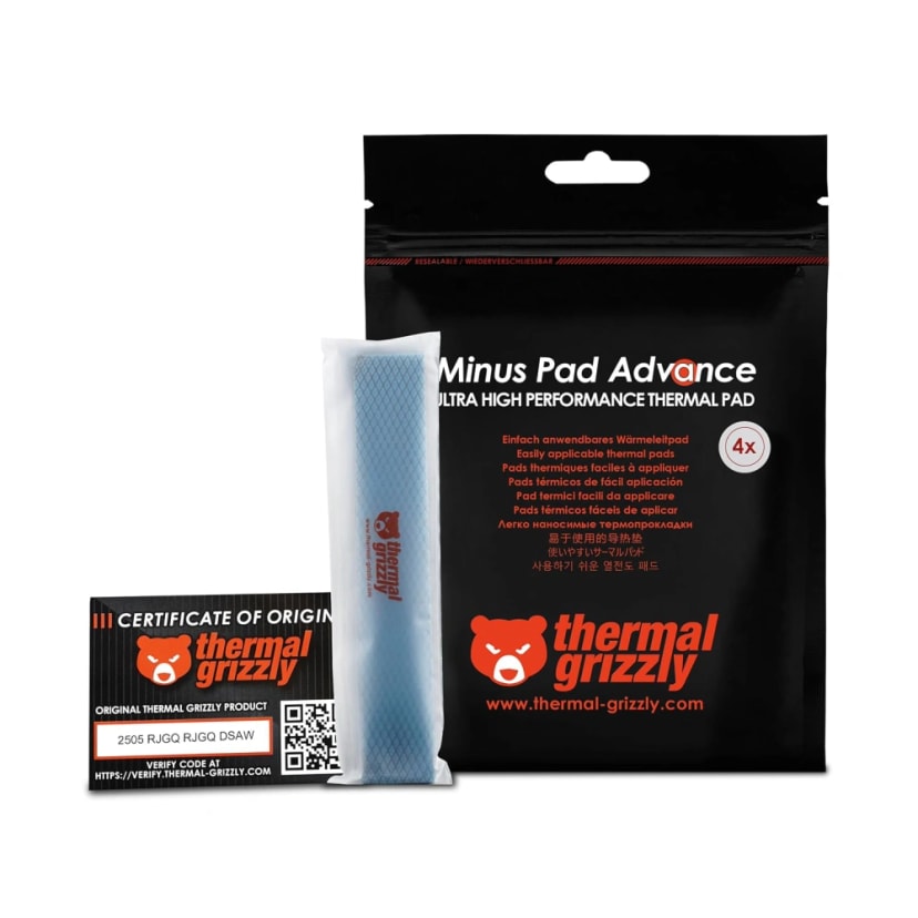 Thermal Grizzly Minus Pad Advance - 120x20x0,5 mm 4 pcs