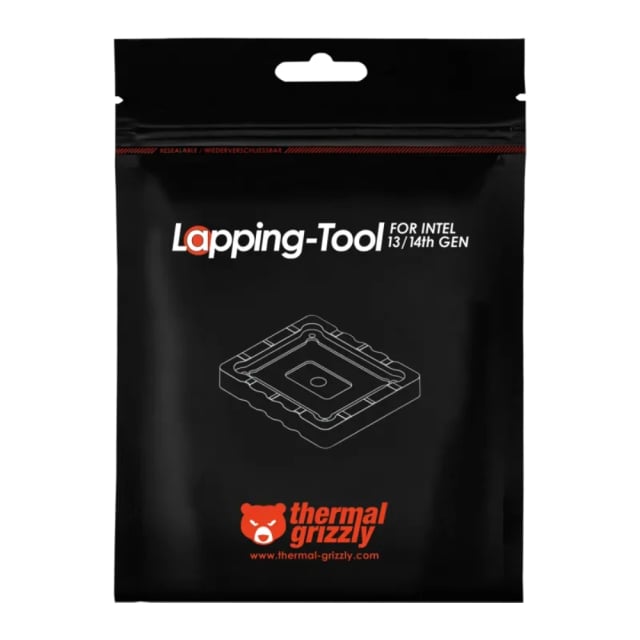 Thermal Grizzly Lapping Tool 13th & 14th Gen - Gaming PC Component | High Performance Hardware