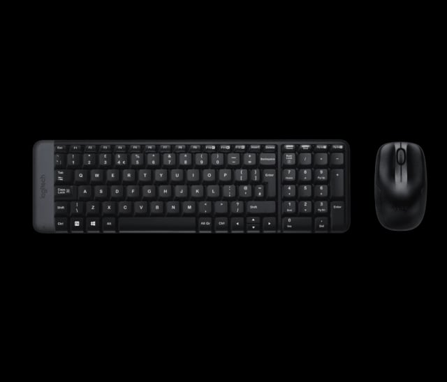Logitech MK220 Wireless Keyboard and Mouse Combo (Black) EN-AR - Gaming PC Component | High Performance Hardware