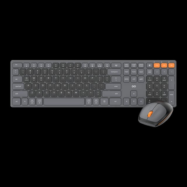 FANTECH WK895 GO POP Office Wireless Keyboard And Mouse Combo - Grey - Gaming PC Component | High Performance Hardware