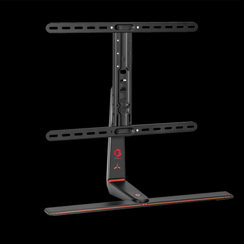 GAMEON GO-2021 RGB Lighting Gaming Table Top Stand For Gaming And Office Use - Black