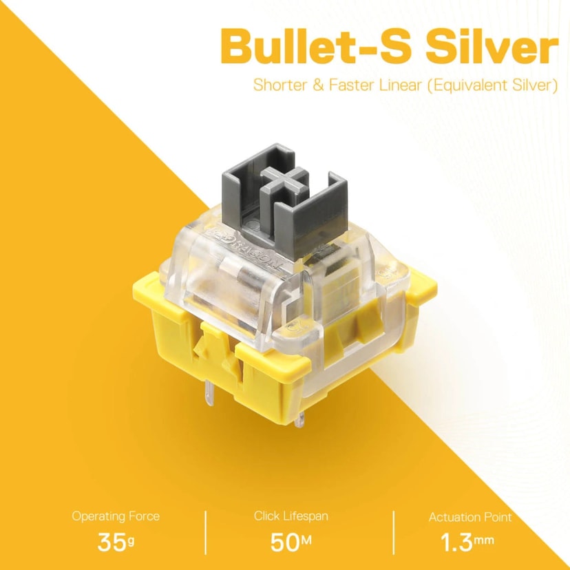 REDRAGON BULLET-S A113 Linear Mechanical Switch (24 pcs Switches)